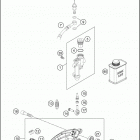 2017 FE 450 CHASSIS Тормозной цилиндр задний