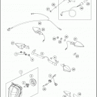 2016 690 ENDURO R CHASSIS Фара