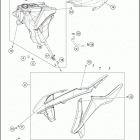 2018 250 XC-W CHASSIS T ank, sea t , cover