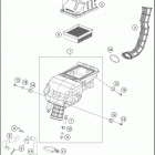 2018 RC 390 BLACK CHASSIS Воздушный фильтр
