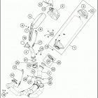 2017 1090 ADVENTURE R CHASSIS Глушитель