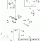 2017 250 EXC-F CHASSIS Панель приборов