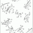 2017 1290 SUPER ADVENTURE R CHASSIS Side trim