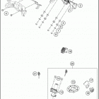2018 390 DUKE WHITE CHASSIS Панель приборов