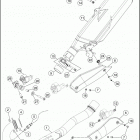 2016 690 ENDURO R CHASSIS Глушитель