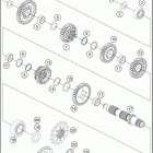 2018 1290 SUPER DUKE GT ENGINE Трансмиссия 2-контрпривод