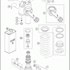 2017 1090 ADVENTURE R CHASSIS Амортизатор в разборе