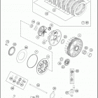 2018 250 EXC-F ENGINE Сцепление