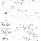 2018 300 XC-W SIX DAYS CHASSIS Руль