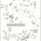 2018 1290 SUPER DUKE GT ENGINE Механизм переключения
