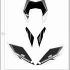 2016 690 ENDURO R CHASSIS Наклейки