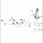 2018 390 DUKE WHITE CHASSIS Топливный насос