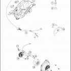 2016 150 SX ENGINE Система зажигания