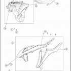 2018 250 XC-W TPI CHASSIS T ank, sea t , cover