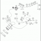 2018 390 DUKE WHITE CHASSIS Ev aporative canister