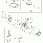 2018 1290 SUPER DUKE GT ENGINE Crankshaft , piston