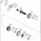 2020 390 DUKE ENGINE Трансмиссия-ведомый вал