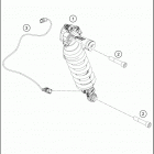 2017 1290 SUPER DUKE GT GREY CHASSIS Амортизатор