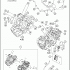 2018 1290 SUPER DUKE GT ENGINE Картер двигателя