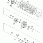 2018 1290 SUPER DUKE GT ENGINE Сцепление