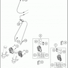 2016 1290 SUPER ADVENTURE CHASSIS Передний тормозной суппорт