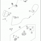 2018 RC 390 BLACK CHASSIS Панель приборов