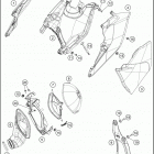 2018 150 XC-W CHASSIS Воздушный фильтр