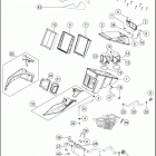 2017 1290 SUPER DUKE GT GREY CHASSIS Воздушный фильтр