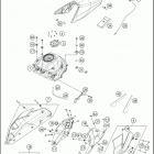 2018 390 DUKE WHITE CHASSIS T ank, sea t