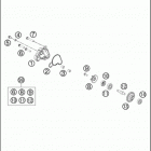 2016 50 SX MINI ENGINE Водяной насос