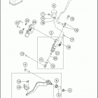 2017 1290 SUPER ADVENTURE R CHASSIS Тормозной цилиндр задний