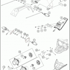 2018 RC 390 BLACK CHASSIS Фара