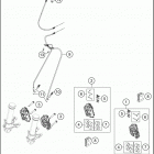 2017 1090 ADVENTURE R CHASSIS Передний тормозной суппорт