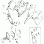 2016 450 SX-F CHASSIS Воздушный фильтр