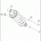 2018 RC 390 BLACK CHASSIS Амортизатор