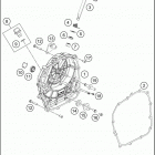 2016 390 DUKE WHITE ENGINE Кожух сцепления