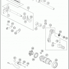 2018 690 ENDURO R ENGINE Механизм переключения