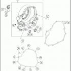 2018 690 ENDURO R ENGINE Кожух сцепления