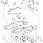 2016 1290 SUPER ADVENTURE CHASSIS Бугель