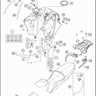 2017 1290 SUPER ADVENTURE R CHASSIS T ank, sea t , cover