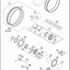 2016 1290 SUPER ADVENTURE CHASSIS Переднее колесо