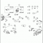 2018 500 EXC-F CHASSIS Электрика