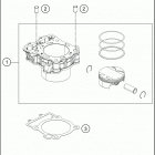 2020 RC 390 ENGINE Цилиндры