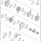 2018 1290 SUPER ADVENTURE S ENGINE Трансмиссия 2-контрпривод