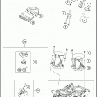 2016 1290 SUPER ADVENTURE ENGINE Корпус Дросселя