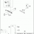 2018 150 XC-W CHASSIS Панель приборов