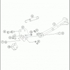 2018 390 DUKE WHITE CHASSIS Side   /   center st and