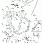 2018 250 XC-W CHASSIS Рама