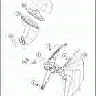 2020 65 SX CHASSIS Воздушный фильтр