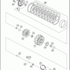 2016 1290 SUPER ADVENTURE ENGINE Сцепление